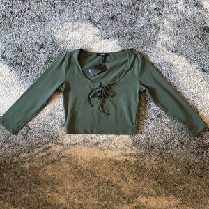 Forever 21 Lace Crop Top